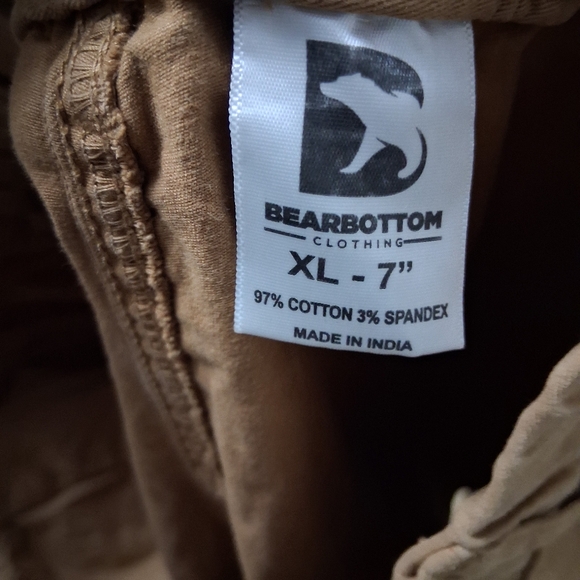 Bear Bottom Brown Casual Shorts Mens XL (NWT) - Picture 2 of 5